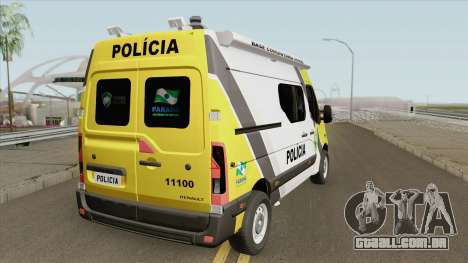 Renault Master 2017 (Policia Militar Do Parana) para GTA San Andreas