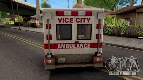 Ambulance GTA VC Xbox para GTA San Andreas