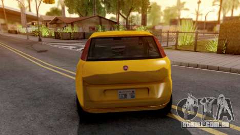 Fiat Punto 2006 para GTA San Andreas