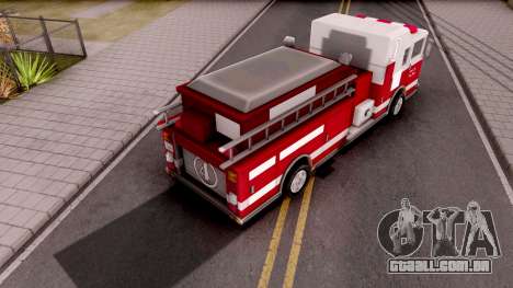 Firetruck GTA VC Xbox para GTA San Andreas
