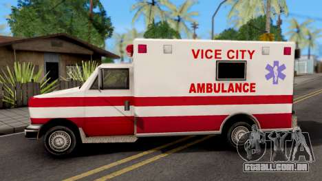 Ambulance GTA VC Xbox para GTA San Andreas