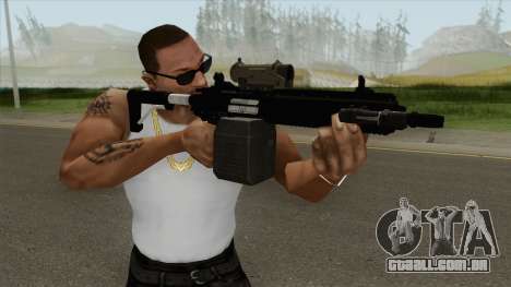 Carbine Rifle GTA V V1 (Flashlight, Tactical) para GTA San Andreas