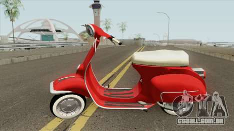 Vespa 150SS Red Style para GTA San Andreas