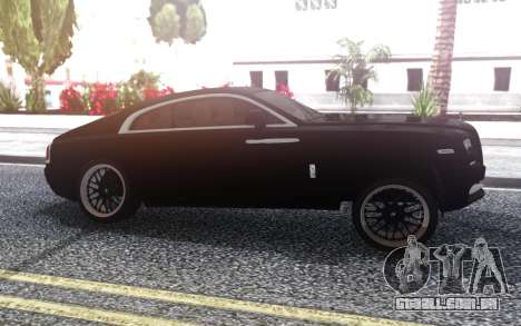 Rolls-Royce Wraith Stance para GTA San Andreas