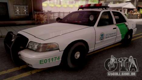 Ford Crown Victoria Border Patrol SA Style para GTA San Andreas