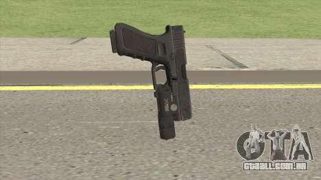 Glock 17 Black With Flashlight para GTA San Andreas