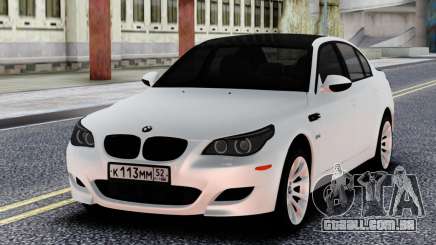 BMW M5 E60 BELA para GTA San Andreas