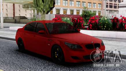 BMW M5 E60 Sedan Red para GTA San Andreas