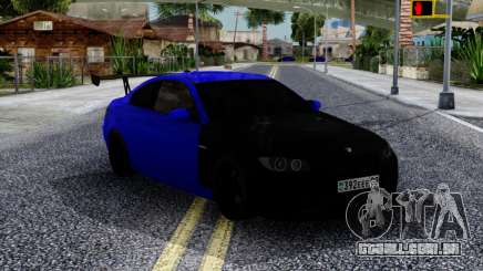 BMW M3 E92 Black & Blue para GTA San Andreas