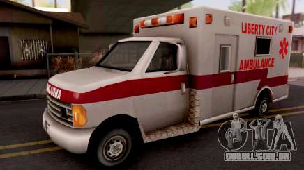 Ambulance GTA III Xbox para GTA San Andreas