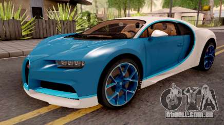 Bugatti Chiron Blue para GTA San Andreas