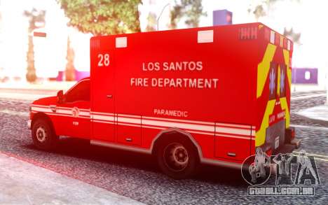 Ford F-250 Ambulance LSFD para GTA San Andreas