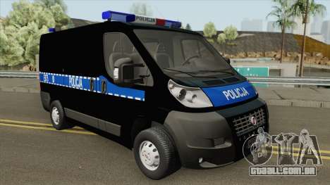 Fiat Ducato Polskiej Policji para GTA San Andreas