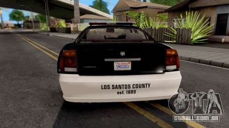 Bravado Buffalo Police Sheriff para GTA San Andreas