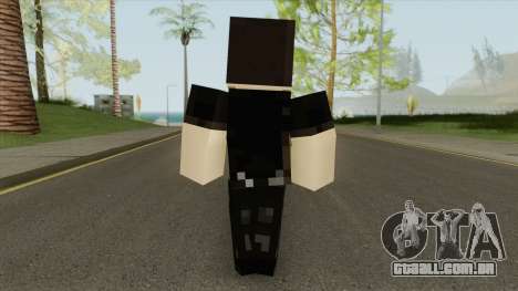 Police Minecraft Skin V2 para GTA San Andreas