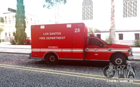 Ford F-250 Ambulance LSFD para GTA San Andreas