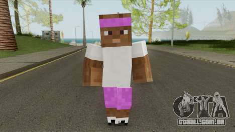 Ballas Minecraft Skin para GTA San Andreas