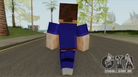 Police Minecraft Skin V1 para GTA San Andreas