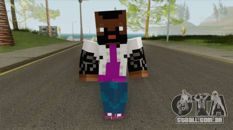 Ballas Minecraft Skin para GTA San Andreas