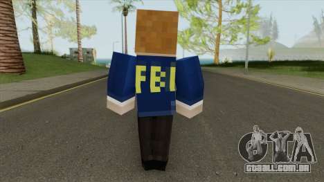 FBI Minecraft Skin para GTA San Andreas