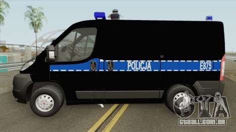 Fiat Ducato Polskiej Policji para GTA San Andreas