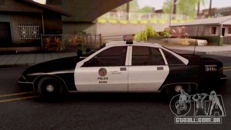 Chevrolet Caprice 1991 Los Santos Police para GTA San Andreas