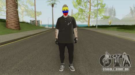 Piel Anonymous Venezuela para GTA San Andreas