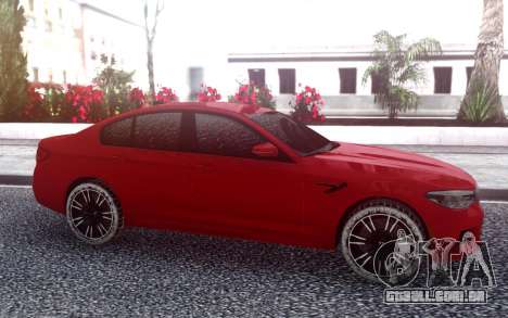 BMW M5 F90 Red Snow para GTA San Andreas