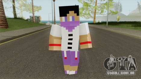 Ballas Minecraft Skin para GTA San Andreas