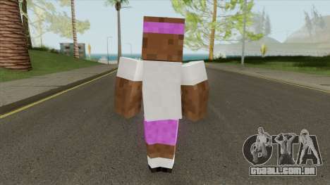 Ballas Minecraft Skin para GTA San Andreas