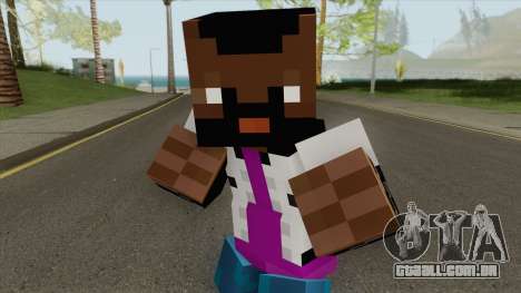 Ballas Minecraft Skin para GTA San Andreas