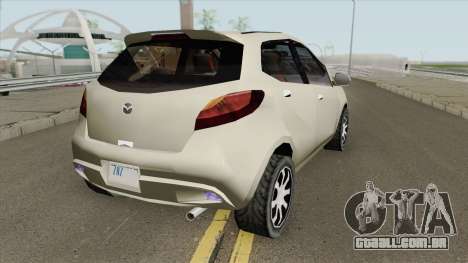 Mazda 2 2013 (SA Style) para GTA San Andreas