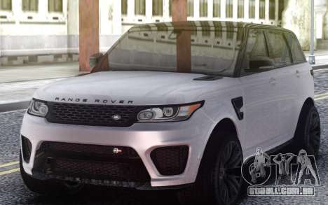 Range Rover Sport SVR para GTA San Andreas
