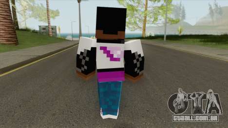 Ballas Minecraft Skin para GTA San Andreas