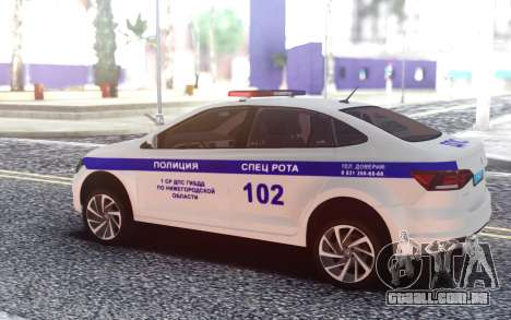Volkswagen Polo 2019 SB polícia de trânsito para GTA San Andreas