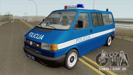 Volkswagen Transporter Mk4 Policija V1 1999 para GTA San Andreas