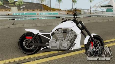 Western Motorcycle Nightblade (Stock) GTA V para GTA San Andreas