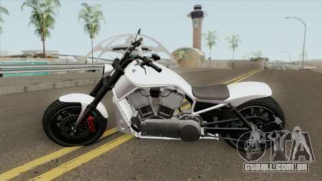 Western Motorcycle Nightblade (Stock) GTA V para GTA San Andreas