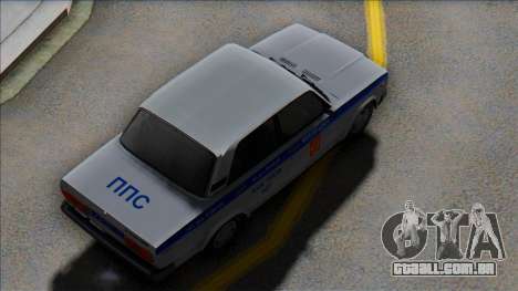 Polícia de PF 2107 Vaz 2004 para GTA San Andreas