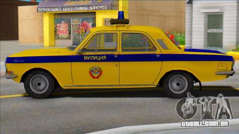 Gaz-24 Volga Polícia de Trânsito da URSS para GTA San Andreas