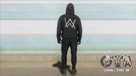 GTA Online Skin Ramdon Alan Walker V1 para GTA San Andreas