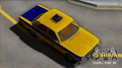 Gaz-24 Volga Polícia de Trânsito da URSS para GTA San Andreas