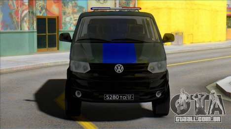 Volkswagen Transporter T5 FSB da Rússia para GTA San Andreas