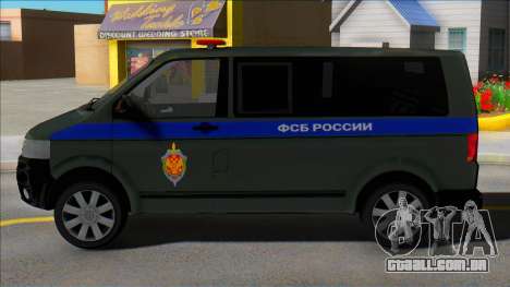 Volkswagen Transporter T5 FSB da Rússia para GTA San Andreas