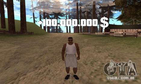 Mais $100.000.000 e limpe a busca para GTA San Andreas