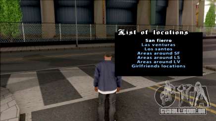 Teleportation Mod para GTA San Andreas