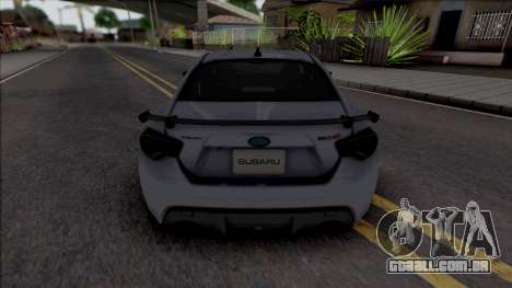 Subaru BRZ tS para GTA San Andreas