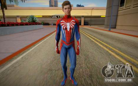 Spider Man PS5 Advanced unmasked Ben Jordan para GTA San Andreas