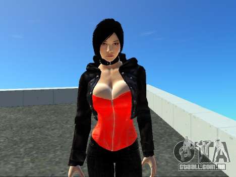 Ada Wong Sexy Jacket Corset para GTA San Andreas
