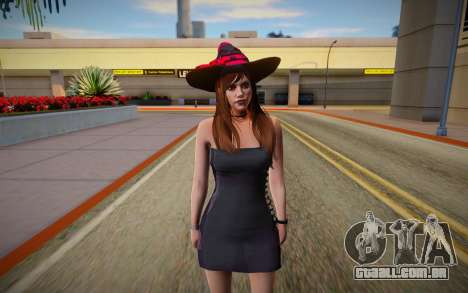 GTA Online Skin Ramdon Female Allian Dress Witch para GTA San Andreas